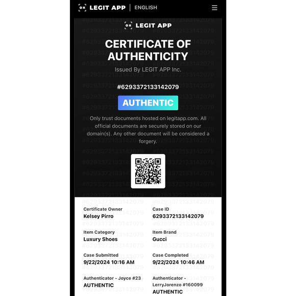 Gucci GG Supreme Monogram Patent Womens High Top Sneakers Size 36 - Picture 15 of 16